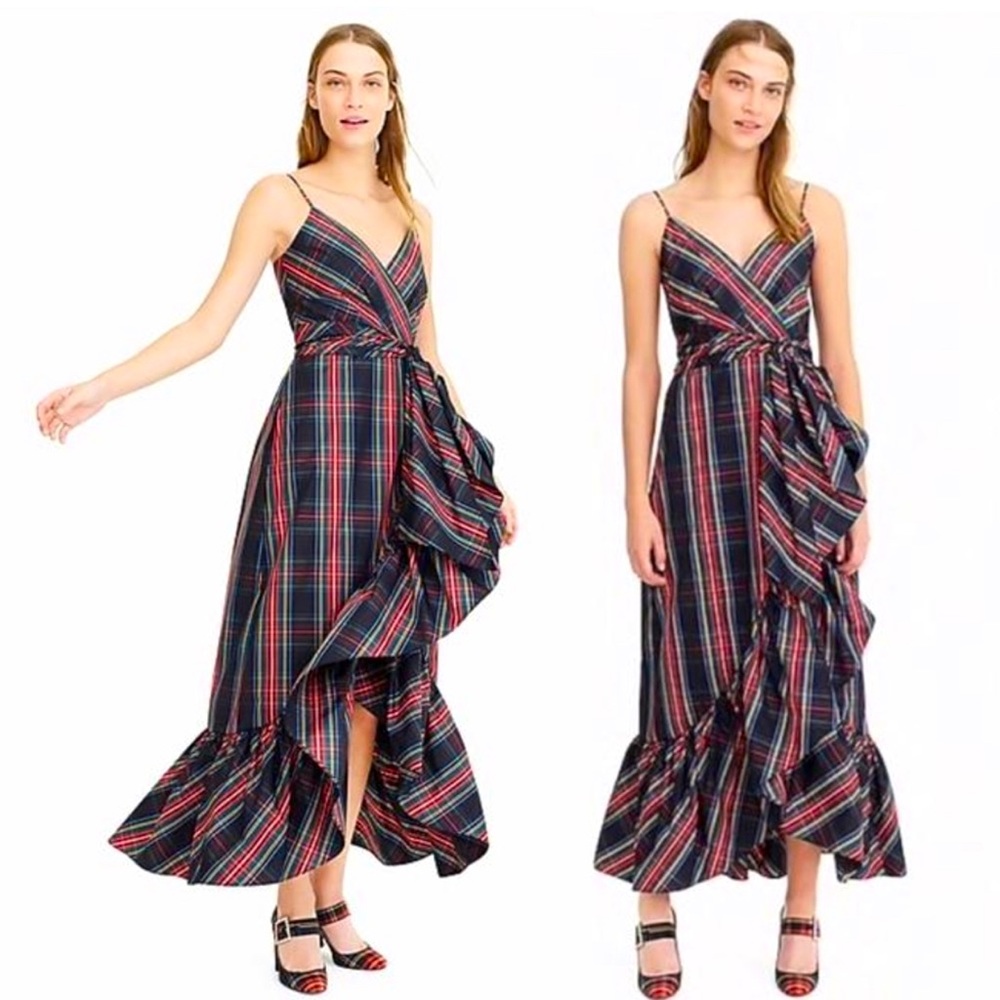 🏷 J.Crew Tartan Christmas Dress